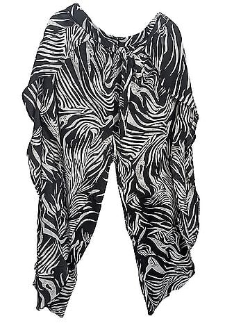 Cupshe Cupshe "In the Wind" tropical zebra print cover-up pants Swimsuit Cover Up (view 1)
