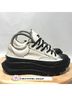 Converse 100% Canvas Solid Black White Sneakers Size 7 - photo 4