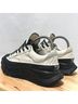 Converse 100% Canvas Solid Black White Sneakers Size 7 - photo 6