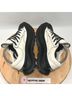 Converse 100% Canvas Solid Black White Sneakers Size 7 - photo 8