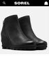 Sorel 100% Leather Black Ankle Boots Size 8 1/2 - photo 4