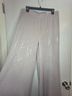 Chico's 100% Polyester Multi Color Ivory Silver Dress Pants Size 10 - photo 10