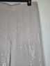 Chico's 100% Polyester Multi Color Ivory Silver Dress Pants Size 10 - photo 6