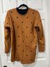 J.Jill Polka Dots Blue Orange Pullover Sweater Size S - photo 3