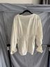 H&M 100% Cotton White Blouse Size M - photo 3
