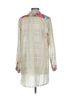 Johnny Was 100% Silk Plaid Floral Multi Color Silk Top Size S - photo 2