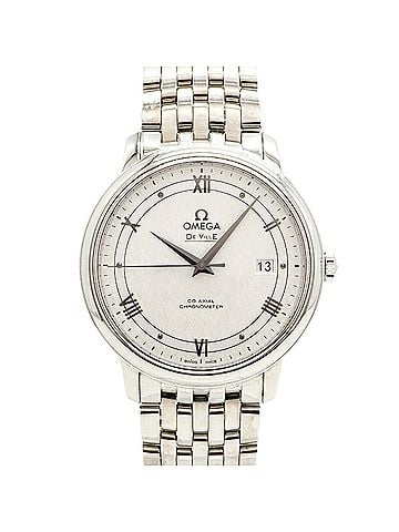 Omega Omega De Ville Prestige Co-Axial 424.10.40.20.02.005 Silver Dial Men's Watch (view 1)