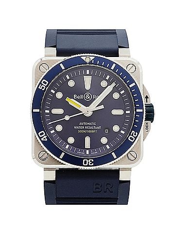 Bell & Ross Bell &amp; Ross BR03-92 Diver Blue BR0392-D-BU-ST SRB Dial Men's Watch (view 1)