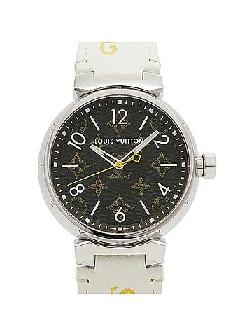 Louis Vuitton Louis Vuitton Tambour Monogram QA072Z Brown Dial Men's Watch (view 1)