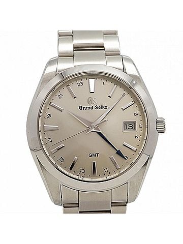 Seiko Seiko Grand Heritage Collection GMT SBGN011 9F86-0AF0 Silver Dial Men's Watch (view 1)
