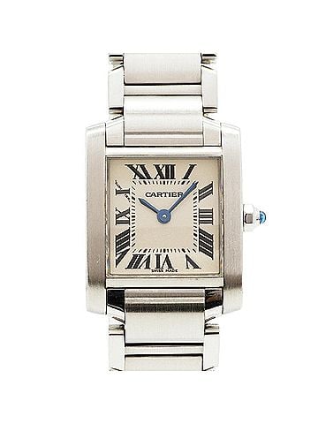 Cartier Cartier Tank Française SM W51008Q3 Ivory Dial Women's Watch (view 1)
