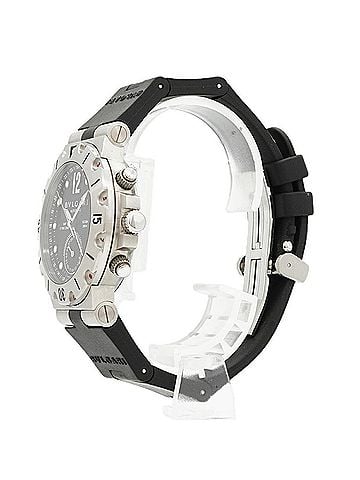 Bvlgari Bulgari Diagono Scuba GMT SD38SGMT Black Dial Men's Watch (view 2)