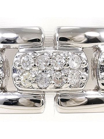 Unbranded K14 14K WG White Gold Ring - 1 Diamond 0.20ct Card Total Weight 4.9g Jewelry (view 2)