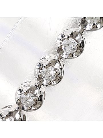 Unbranded K14 14K WG White Gold Bracelet with 1.00ct Diamond, Card Included, Total Weight 5.7g, 19.5cm, Jewelry (view 2)
