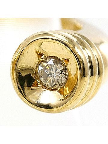 Unbranded 18K (18-karat) Yellow Gold Ring with 0.10ct Diamond, Card Design, Total Weight 6.7g, Jewelry (view 2)