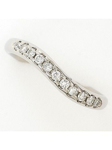Unbranded PT1000 Platinum Ring, 1 Diamond, 0.17ct Blue Diamond (No carat marking), Total Weight 4.0g, Jewelry (view 1)