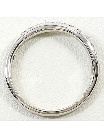 Unbranded PT1000 Platinum Ring, 1 Diamond, 0.17ct Blue Diamond (No carat marking), Total Weight 4.0g, Jewelry (view 2)