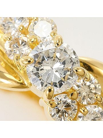 Unbranded 18K (18-karat) Yellow Gold Ring, 1 Diamond, 1.00ct, Total Weight 4.8g, Jewelry (view 2)