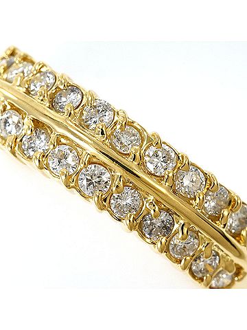 Unbranded 18K (18-karat) Yellow Gold Ring with 1 Diamond (0.5ct), Total Weight 5.1g, Jewelry (view 2)
