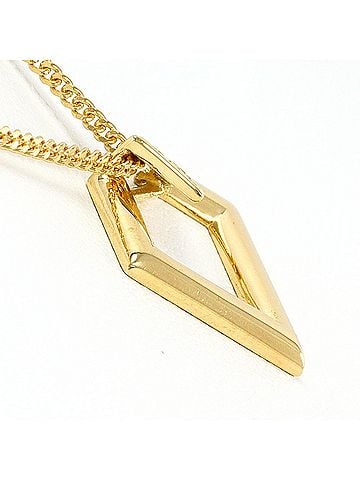 Unbranded 18K (18-karat) Yellow Gold Necklace with Diamond (carat weight not stamped), Total Weight 4.9g, 40cm, Jewelry (view 2)