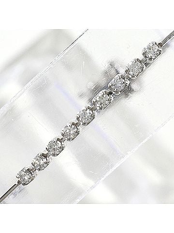 Unbranded PT850 Platinum Bracelet with 1.00 ct Diamond, Total Weight 3.5g, 17cm, Jewelry (view 2)