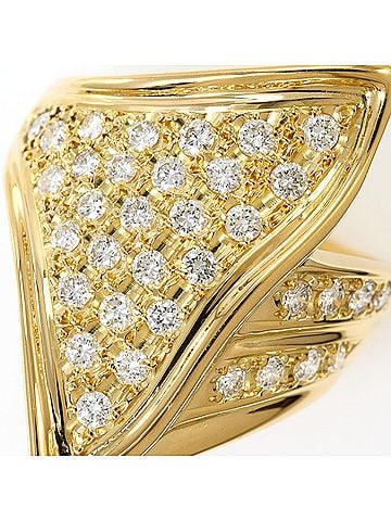 Unbranded 18K (18-karat) Yellow Gold Ring, 1 Diamond, 0.57ct, Total Weight 6.6g, Jewelry (view 2)
