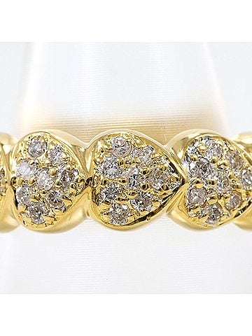 Unbranded 18K (18-karat) Yellow Gold Ring with 0.40ct Diamond, Total Weight 4.9g, Jewelry (view 2)