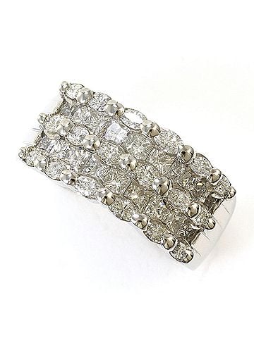 Unbranded PT900 Platinum Ring, 1 Diamond, 2.00ct, Total Weight 12.4g, Jewelry (view 1)