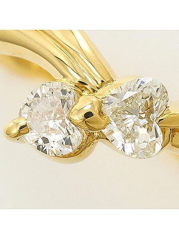 Unbranded 18K (18-karat) Yellow Gold Ring with 0.40ct Diamond, Total Weight 3.9g, Jewelry (view 2)