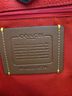 Coach 100% Leather White Black Red Leather Tote One size - photo 9