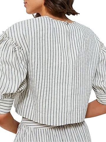 Tuckernuck Edie Short Sleeve Blouse (view 2)