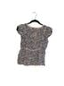Oliphant 100% Cotton Floral Multi Color Short Sleeve Blouse Size M - photo 2