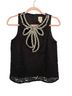 Maeve 60% Nylon 40% Cotton 100% Polyester Black Sleeveless Top Size XS - photo 2