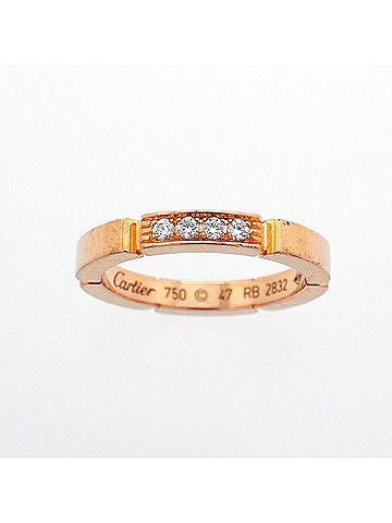 Cartier Cartier Maillon Panthère Ring, 18K Pink Gold, Diamond, Ladies', P3183443 (view 2)