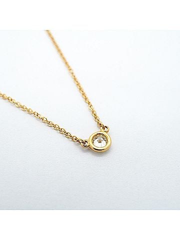 Tiffany & Co. Tiffany &amp; Co. By the Yard Necklace, 1PD (18K Yellow Gold) Diamond, Ladies' P3177780 (view 2)