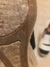 J.Crew Stripes Black White Tan Wedges Size 8 1/2 - photo 3