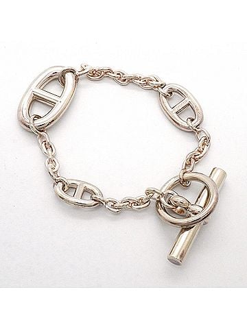 Hermès Hermes Chaine d'Ancre Farandole Bracelet, Sterling Silver 925, Women's, OP013359 (view 2)