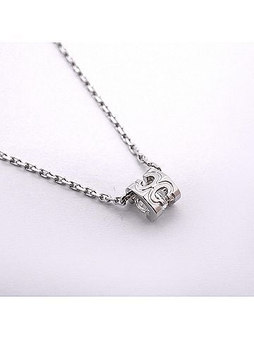 Cartier Cartier Necklace C de 1PD 18KWG White Gold Diamond Ladies OP010070 (view 2)