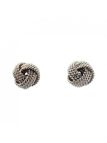 Tiffany & Co. Tiffany &amp; Co. Somerset Mesh Sterling Silver 925 Earrings for Women OP009722 (view 1)