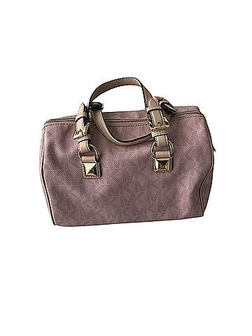 Michael Kors Leather Satchel (view 2)