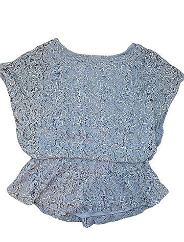 Alex Evenings Short Sleeve Blouse (view 2)
