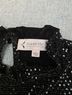 Nanette Lepore 100% Polyester Black Silver Tank Top Size L - photo 3