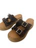 Dolce Vita Black Brown Tan Sandals Size 7 1/2 - photo 1