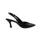 Novus 100% Leather Black Gold Heels Size 10 - photo 1