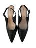 Novus 100% Leather Black Gold Heels Size 10 - photo 2