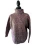 Express Hearts Pink Gray Green White Turtleneck Sweater Size M - photo 1