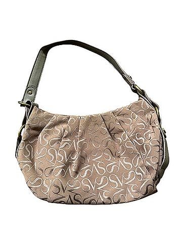Vera Wang Signature Print Pleated Shoulder Bag Shoulder Bag (view 1)