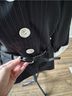 Sweet Stripes Black White Blazer Size 10 - photo 5