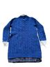 Francesca's Print Blue Casual Dress Size S - photo 2