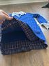Francesca's Print Blue Casual Dress Size S - photo 4